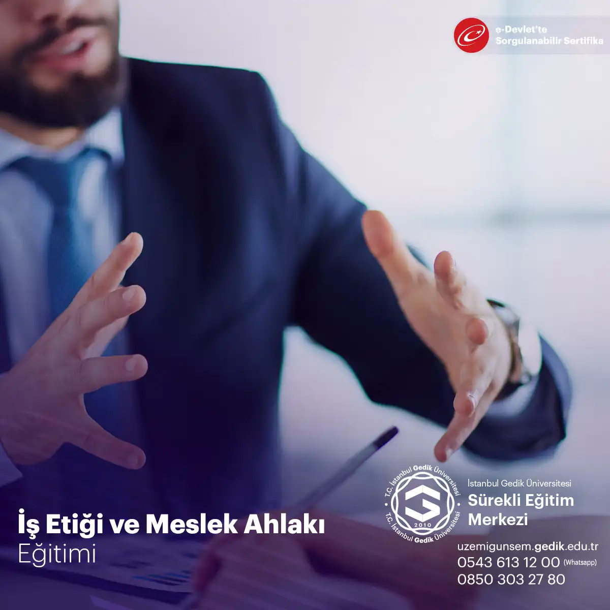 İş Etiği ve Meslek Ahlakı Sertifika Programı